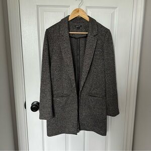 Reitmans Black and Beige Houndstooth Blazer